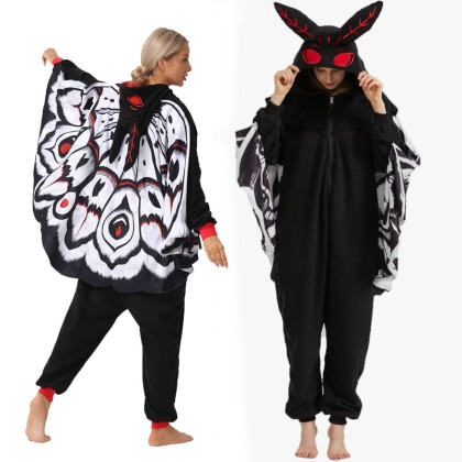 New Arrival Mothman Onesie Kigurumi For Adults Halloween Costumes