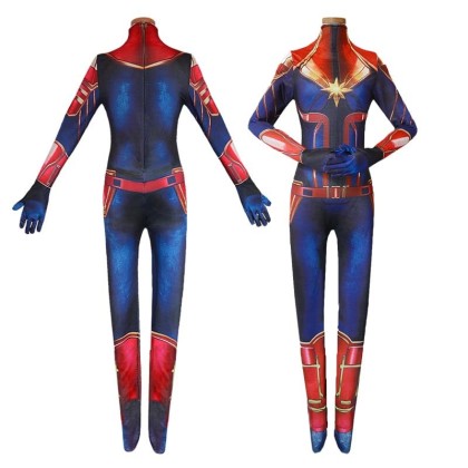 Ms. Marvel Kamala Khan Cosplay Bodysuit For Halloween Adult Costumes