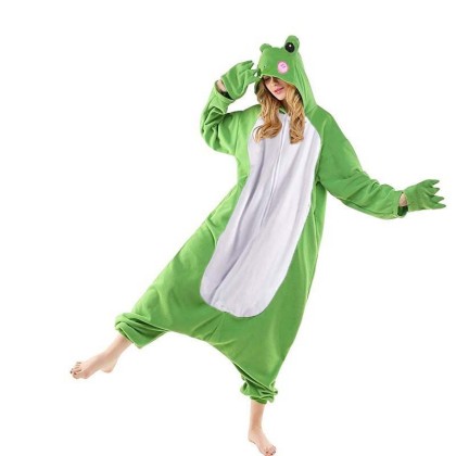 New Frog Onesies Pajamas With Zipper For Men Women Halloween Costumes