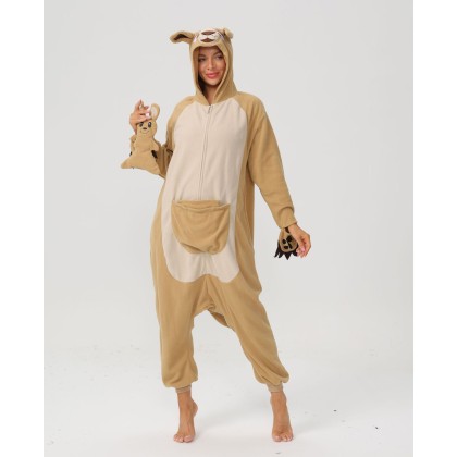 New Animal Kangaroo Onesie Kigurumi For Adults Halloween Costumes