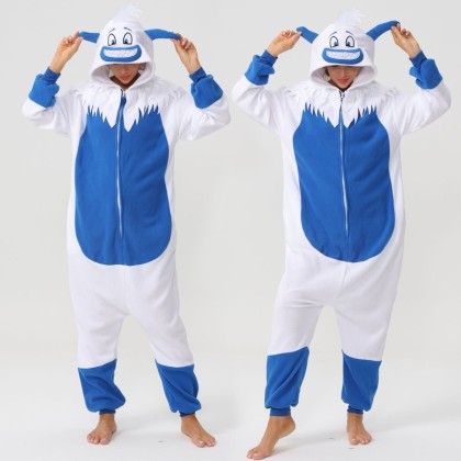New Snow Monster Onesie Kigurumi For Adults Halloween Costumes