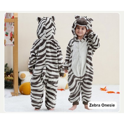 New Zebra Kigurumi Kids Onesie Kigurumi For Halloween Costume