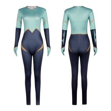 Creature Commandos Nina Mazursky Cosplay Bodysuit For Halloween Costume