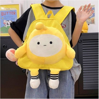 Egg Party Cute Mini Canvas Student Cartoon Travel Backpack
