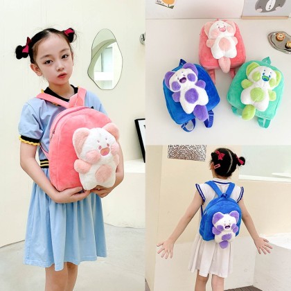 Lovely Cat Plush Doll Backpack For Kids and Teens Gift