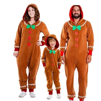 The Gingerbread Man Onesie Pajamas Matching Family Christmas Outfit