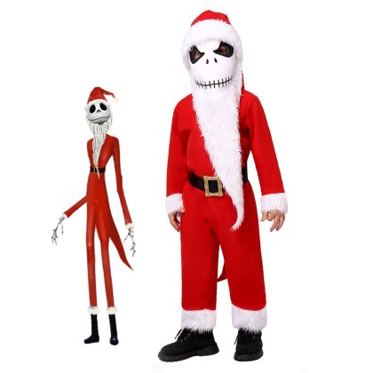 The Nightmare Before Christmas Jack Skellington Onesie Kugurumi Halloween Coustume For Kids
