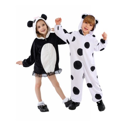 New Animal Onesies Panda Cosplay Dress & Kigurumi Halloween Costume For Kids