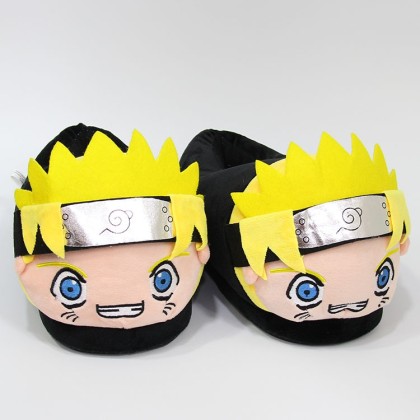 Naruto Uzumaki Plush Stuffed Warm Slippers Shoes
