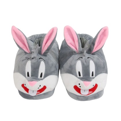 Bugs Bunny Indoor Plush Stuffed Slippers Shoes For Women & Men