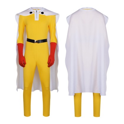 One-Punch Man Saitama Adult Bodysuit For Halloween Costume