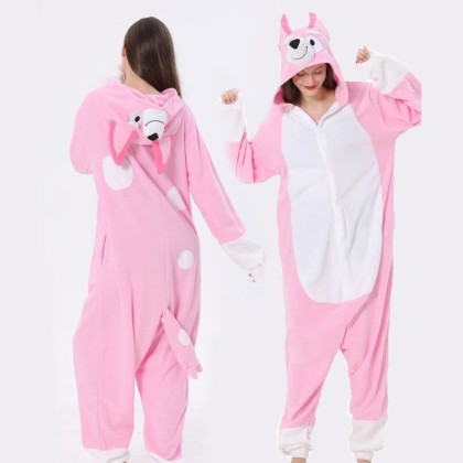 Pink Bluey Onesie Kigurumi For Halloween Adults Cartoon Costumes
