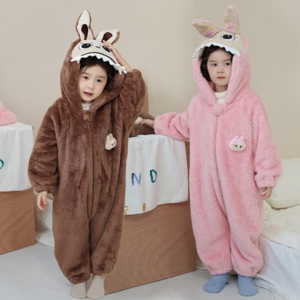 New Labubu Baby Romper Onesie Kigurumi Pajama For Kids Halloween