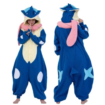 Pokemon Greninja Onesie Kigurumi For Adult Pajama Halloween Costume
