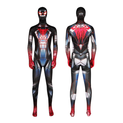 Spider Man Miles Morales Programmable Matter Jumpsuit  For Adults Halloween Costume