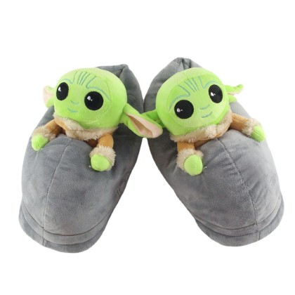 Star Wars Baby Yoda Plush Stuffed Leisure Slippers