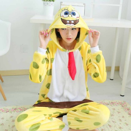 Spongebob Pajamas Animal Onesies Costume Kigurumi