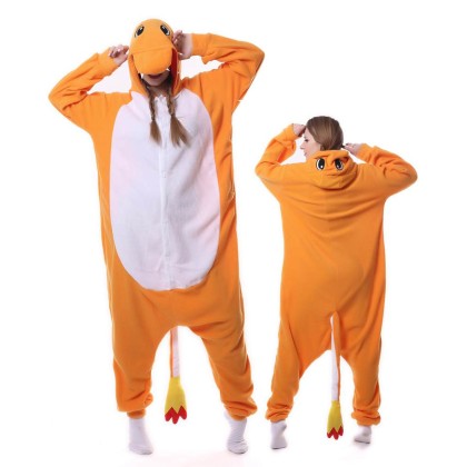 Charmander Onesie Pajama Adults Animal Costumes