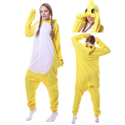 Unisex Yellow Chickens Onesie Pajama