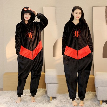 New Red Spider Onesie Pajama Kigurumi For Adult Halloween 