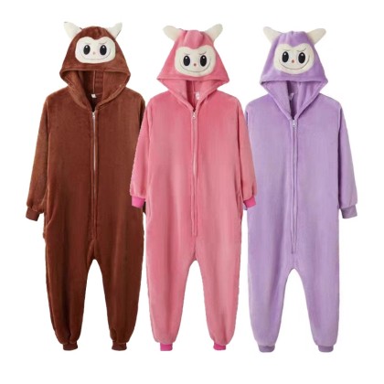 Short-Ear Labubu Onesise Pajamas Kigurumi For Adults & Kids Halloween Costumes