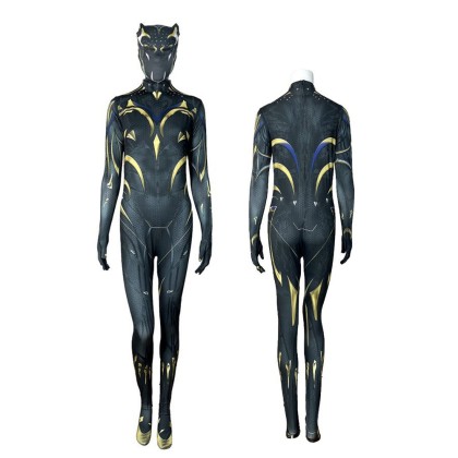 Black Panther 2 Shuri Black Panther Jumpsuit For Adults Fmale Halloween Cosplay Costumes