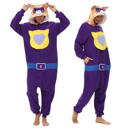 Cartoon  Super Kitties S2 Sparks Pajama Onesie Kigurumi For Adult Halloween