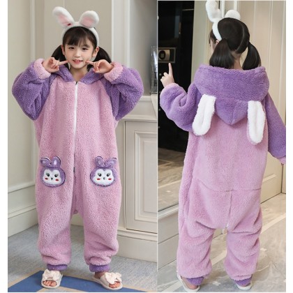 StellaLou Onesie Pajama Plush Kigurumi For Kids Halloween Costume