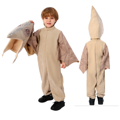 Jurassic World Pterosaurs Onesie Kugurumi Pajama Halloween Coustume With Hat For Kids