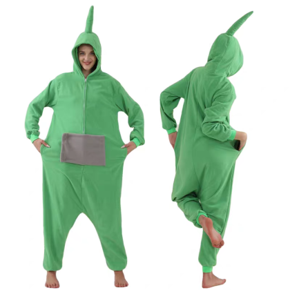 Teletubbies Dipsy Onesie Kigurumi Pajamas For Adult Halloween