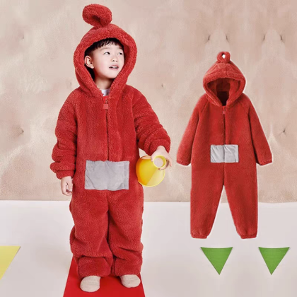 Teletubbies Po Onesie Pajama Kigurumi For Kids Halloween Costumes
