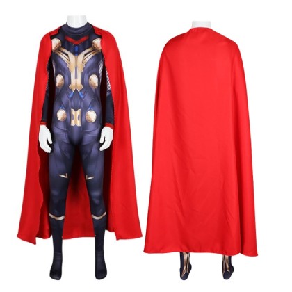 Marvel Avengers Thor God of Thunder Jumpsuit Cosplay For Adult Halloween