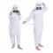 White Dragon Light Fury Onesie Pajamas Adult Halloween Costumes