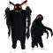 Mothman Kugurimi Halloween Pajama Onesie Cosplay Costume For Adults
