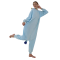Bluey Onesie Adults Halloween Costume Light Blue Version